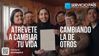 Atrévete a cambiar tu vida cambiando la de otros 👉 POSTULA a SERVICIO PAÍS [upl. by Landre]