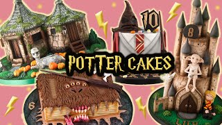 HARRY POTTER CAKES Compilation  Birthday Cakes  Hogwarts  Cherry Compilations [upl. by Aillicirp]