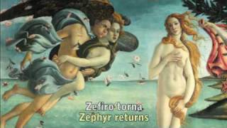 Claudio Monteverdi  Zefiro Torna Lyrics [upl. by Aisanat]