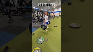 New Deadlift PR 315lbs for 4 repsworkoutshort [upl. by Slemmer]