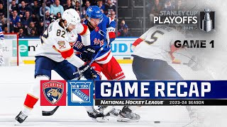 Gm 1 Panthers  Rangers 522  NHL Highlights  2024 Stanley Cup Playoffs [upl. by Silverts]