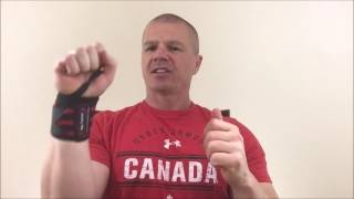 How to Put On a Pair of Weightlifting Wrist Wraps Better and Faster [upl. by Niltiak]