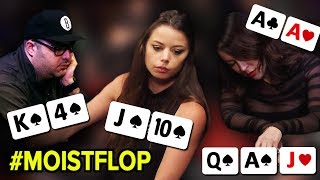 CRAZIEST FLOP IN POKER [upl. by Clementia630]