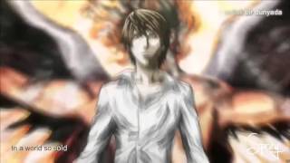 【AMVKARAOKE】5 ♫ World So Cold ♫ │ Death Note 1K Abone Özel [upl. by Doykos]