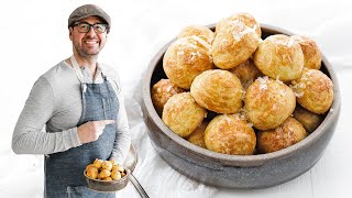 Easy French Gougéres Recipe [upl. by Washington]