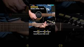 Masaya  Bamboo 2004 Easy Guitar Chords Tutorial with Lyrics Part 2 SHORTS REELS [upl. by Zoara]