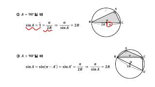 삼각함수 사인법칙  증명 [upl. by Nyhagen236]