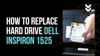 How To Replace Hard Drive Dell Inspiron 1525 [upl. by Denby]