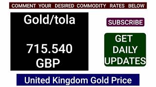 BEST GOLD PRICE IN UK TODAY 03 AUGUST 2024 [upl. by Lymann]