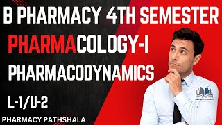 L1  U2  PharmacodynamicsI  Pharmacology  B Pharmacy 4th Semester [upl. by Ecinad976]