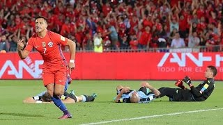 Chile 3  1 Uruguay  Eliminatorias Rusia 2018  Claudio Palma [upl. by Ecirehc212]