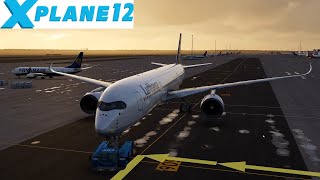 XPlane 12 Flight Factor A350900 XWB v171 Milan to Frankfurt [upl. by Anestassia633]