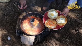 Así se hacen unos Huevos a la Mexicana  Receta [upl. by Latsyrk]