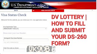 DV 2024 WINNERS  How to fill Complete and Submit your DS260 form  VISA Form [upl. by Lowenstein]