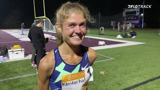 Konstanze Klosterhalfen Breaks German Record In 10K Debut [upl. by Peatroy63]