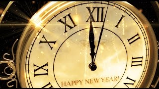 Happy New Year CLOCK 2020  v 473  Original Countdown Timer with Sound Effects  Voice 4K [upl. by Whitaker442]