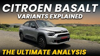 2024 Citroen Basalt Variants Explained You Plus Max — Which One To Buy [upl. by Brainard418]