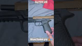 Sig Sauer p320 M18 with Wilson Combat compact grip module wilsoncombat sigsauer shorts p320 [upl. by Arvell]