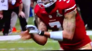 Colin kaepernick TD in the Super Bowl [upl. by Flosi]