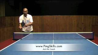 Where can I serve from in Table Tennis for singles matches [upl. by Petronilla]