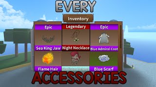 HOW TO GET EVERY ACCESSORIES IN KING LEGACY [upl. by Avon260]