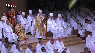 Messe du Pèlerinage Militaire International à Lourdes  26 mai 2024 [upl. by Dlonyar316]