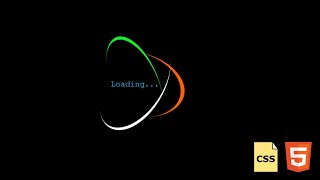 Animated Loader Using HTML and CSS With Full Source Code [upl. by Lledraw354]