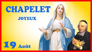 CHAPELET 🙏 Lundi 19 Août  Mystères Joyeux [upl. by Forras]