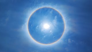 Halo Sun in Hyderabad Sky Today  Rainbow Ring June 2021 [upl. by Kyle]