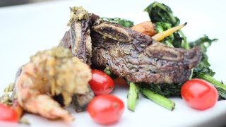 Recipe Grilled Short Ribs and Lobster [upl. by Deedee1]