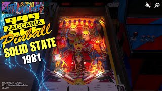 Zaccaria Pinball  Earth Wind Fire 1981  Gameplay amp Commentary [upl. by Dnomaj745]