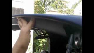 Mini Cooper Convertible Top Repair Part 1 [upl. by Ecirual704]