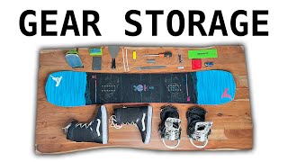 How To Store Your Snowboard Gear [upl. by Enihpled]