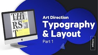 Graphic Design Tutorial Typography Design amp Art Direction pt 1 [upl. by Konstanze]