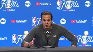 Erik Spoelstra Postgame Interview  Miami Heat lose to Denver Nuggets 9489 [upl. by Bernette]