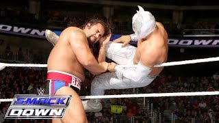 Sin Cara vs Rusev SmackDown May 12 2016 [upl. by Htbazile150]