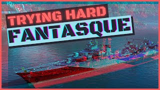 Le Fantasque French Destroyers Gunboat grind World of Warships Gameplay [upl. by Angy379]