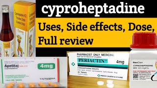 Cyproheptadine PeriactinStinzer  Uses Dosing Side Effects  Medication Review in 4 minutes [upl. by Almeria770]