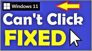 Windows 11 Cant Click  How to Fix Mouse Can Not Click Problem in Windows 11 [upl. by Shulamith]