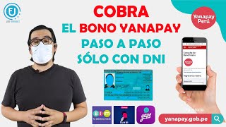 Como cobrar Bono 350 Yanapay  Billetera digital paso a paso [upl. by Tessil]