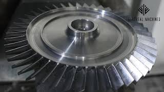 How its Made Turbine Blisk  Milling on 5axis CNC Machine [upl. by Etterrag]