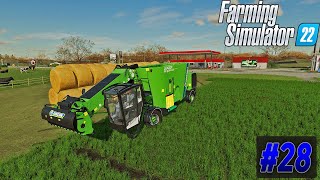 🆕  FARMING SIMULATOR 22  28  ROLNIK SAM W DOLINIE  🆕 [upl. by Oliy712]