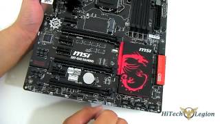 MSI Z87G45 Gaming Motherboard Unboxing  Overview [upl. by Adnilema]