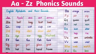 Phonics Sounds a to z  phonics  Phonics Sounds of alphabets  How to read words  Eng Teach [upl. by Krystal556]