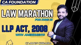 LLP ACT 2008  CA FOUNDATION  LIMITED  LIMITED LIABILITY PARTNERSHIP ACT 2008  WITH AMENDMENTS [upl. by Saree454]