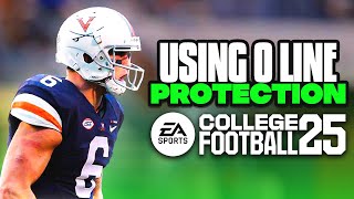 How to Use Pass Protections in College Football 25 [upl. by Merce]