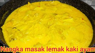 Nangka muda masak lemak bersama kaki ayam😋 [upl. by Kreit]