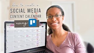 How to Create a Social Media Content Calendar in Trello  EASY CONTENT ORGANIZATION [upl. by Emerej]