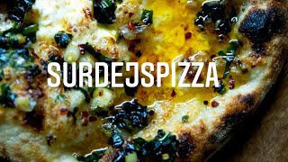 SURDEJSPIZZA  Testvinderen  Intet specielt udstyr  kun hjemmeovn og sten  Håndlavet PIZZA BIANCO [upl. by Nowed]