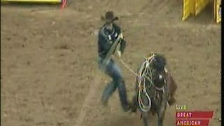 Tie Down Roping  2013 NFR Round 8 [upl. by Thetes]